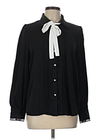 Adrianna Papell Long Sleeve Blouse (view 1)