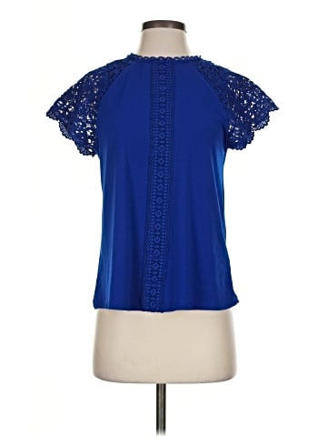 Cable & Gauge Short Sleeve Blouse (view 1)