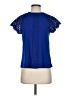 Cable & Gauge Blue Short Sleeve Blouse Size XS - photo 1