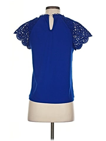 Cable & Gauge Short Sleeve Blouse (view 2)