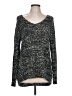 Tribal Metallic Silver Pullover Sweater Size L - photo 1
