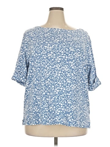 Lauren by Ralph Lauren 3/4 Sleeve T-Shirt (view 1)