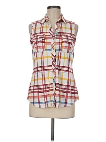 Market and Spruce Sleeveless Button-Down Shirt (view 1)