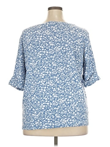 Lauren by Ralph Lauren 3/4 Sleeve T-Shirt (view 2)