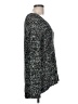 Tribal Metallic Silver Pullover Sweater Size L - photo 4