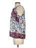 Point Sur 100% Cotton Blue Sleeveless Blouse Size 4 - photo 5