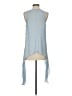 BCBGMAXAZRIA 100% Polyester Blue Sleeveless Blouse Size S - photo 2