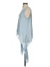 BCBGMAXAZRIA 100% Polyester Blue Sleeveless Blouse Size S - photo 5