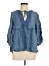 Robert Louis 100% Lyocell Blue 3/4 Sleeve Blouse Size M - photo 1