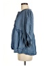 Robert Louis 100% Lyocell Blue 3/4 Sleeve Blouse Size M - photo 5
