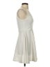 Speechless Solid Ivory Cocktail Dress Size S - photo 4