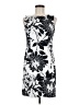 Connected Apparel Graphic White Cocktail Dress Size 8 (petite) - photo 1