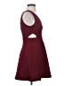 Forever 21 Argyle Burgundy Cocktail Dress Size S - photo 4