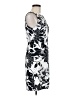 Connected Apparel Graphic White Cocktail Dress Size 8 (petite) - photo 4