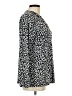 MICHAEL Michael Kors Animal Print Black Long Sleeve Blouse Size L - photo 4