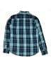 Crewcuts 100% Cotton Plaid Blue Long Sleeve Button-Down Shirt Size 14 - photo 2