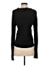 Petite Sophisticate Black Long Sleeve Top Size S - photo 2
