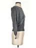 Ann Taylor LOFT Gray Long Sleeve Top Size XXS (petite) - photo 4