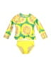 Tea Yellow Two Piece Swimsuit Size 18-24 mo - photo 1