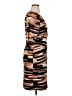 Connected Apparel Graphic Brown Casual Dress Size 14 - photo 4