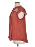 Peach Red Short Sleeve Blouse Size 1X - photo 5
