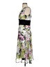 DressBarn 100% Polyester Floral Gray Cocktail Dress Size 4 - photo 5