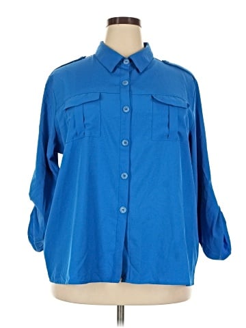 Notations 3/4 Sleeve Blouse (view 1)