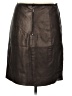 Etcetera Brown Faux Leather Skirt Size 6 - photo 2