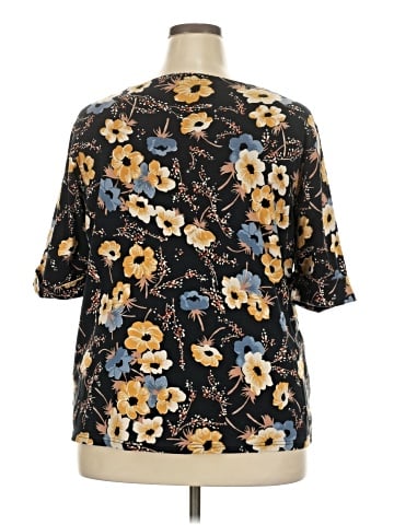 Lauren by Ralph Lauren Short Sleeve Blouse (view 2)