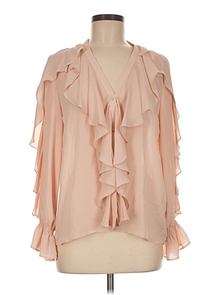 Zara 3/4 Sleeve Blouse In Pink
