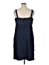 R&M Richards 100% Polyester Blue Cocktail Dress Size 16 - photo 2