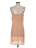 Etcetera Solid Tan Cocktail Dress Size 4 - photo 2