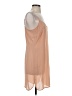 Etcetera Solid Tan Cocktail Dress Size 4 - photo 4