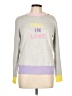 Charter Club Color Block Gray Pullover Sweater Size L - photo 1