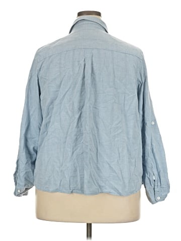 SONOMA life + style 3/4 Sleeve Button-Down Shirt (view 2)