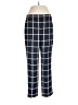 J.Crew 365 100% Polyester Plaid Blue Casual Pants Size 10 - photo 1