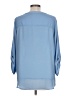 Coral Bay Blue 3/4 Sleeve Blouse Size L - photo 2