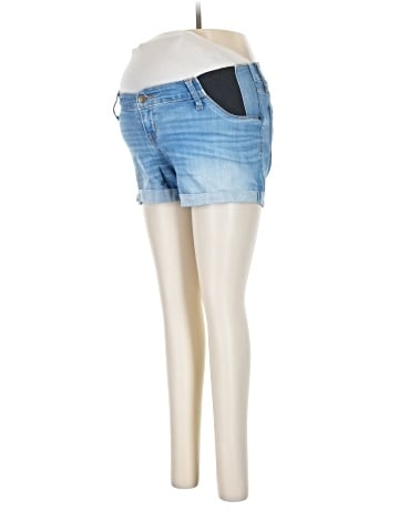 Isabel Maternity Denim Shorts (view 1)