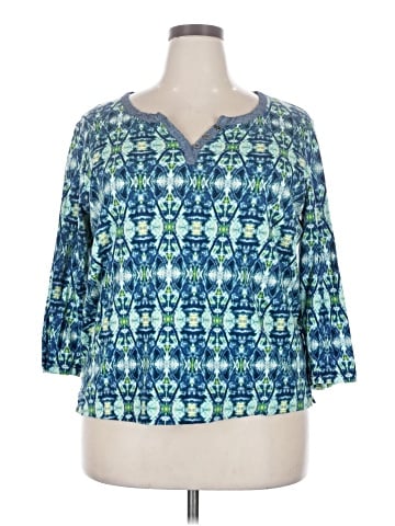 Jones New York Signature 3/4 Sleeve Blouse (view 1)