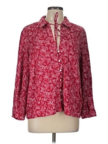 Ann Taylor LOFT Long Sleeve Blouse (view 1)