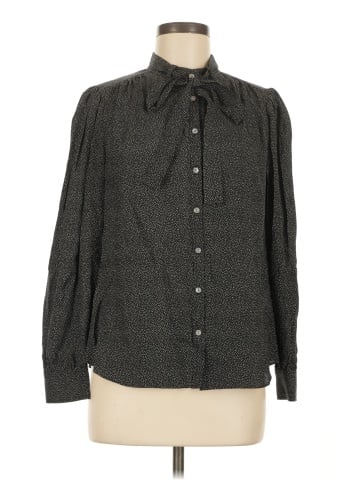 Rebecca Taylor Long Sleeve Silk Top (view 1)