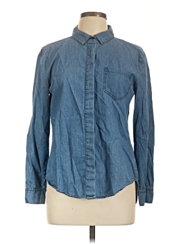 Per Se Long Sleeve Button-Down Shirt (view 1)