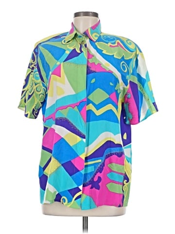 Louis Féraud Short Sleeve Button-Down Shirt (view 1)