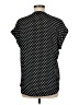 Cynthia Steffe 100% Polyester Polka Dots Black Short Sleeve Blouse Size M - photo 2
