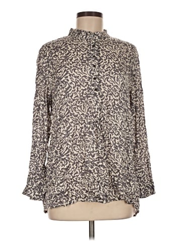 Rock Flower Paper Long Sleeve Blouse (view 1)
