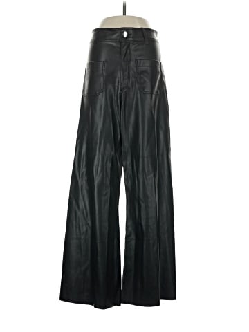 Zara Faux Leather Pants (view 1)