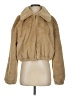 Lulus Tan Faux Fur Jacket Size S - photo 1