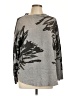Nic + Zoe Print Gray Pullover Sweater Size L - photo 1
