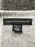 Saks Fifth Avenue Graphic Silver Pullover Sweater Size L - photo 7