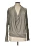 Helmut Lang 100% Modal Gray Long Sleeve Blouse Size L - photo 1